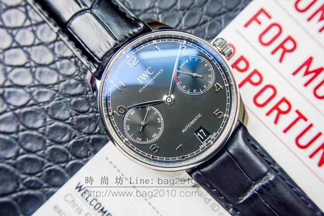 IWC手錶 萬國IWC葡萄牙系列 七日鏈 葡七 萬國自動機械表 萬國高端男士腕表  hds1555